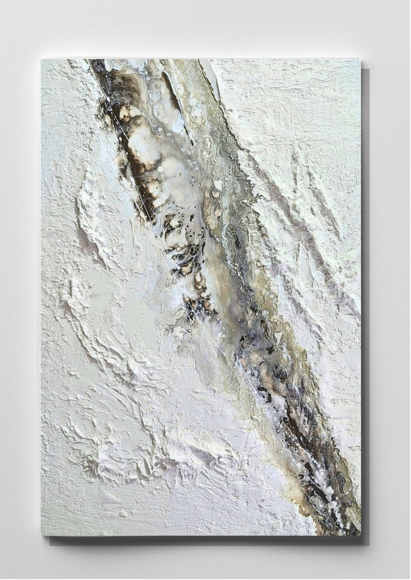 Rusto No. 001 — texture painting by Cristina Luque